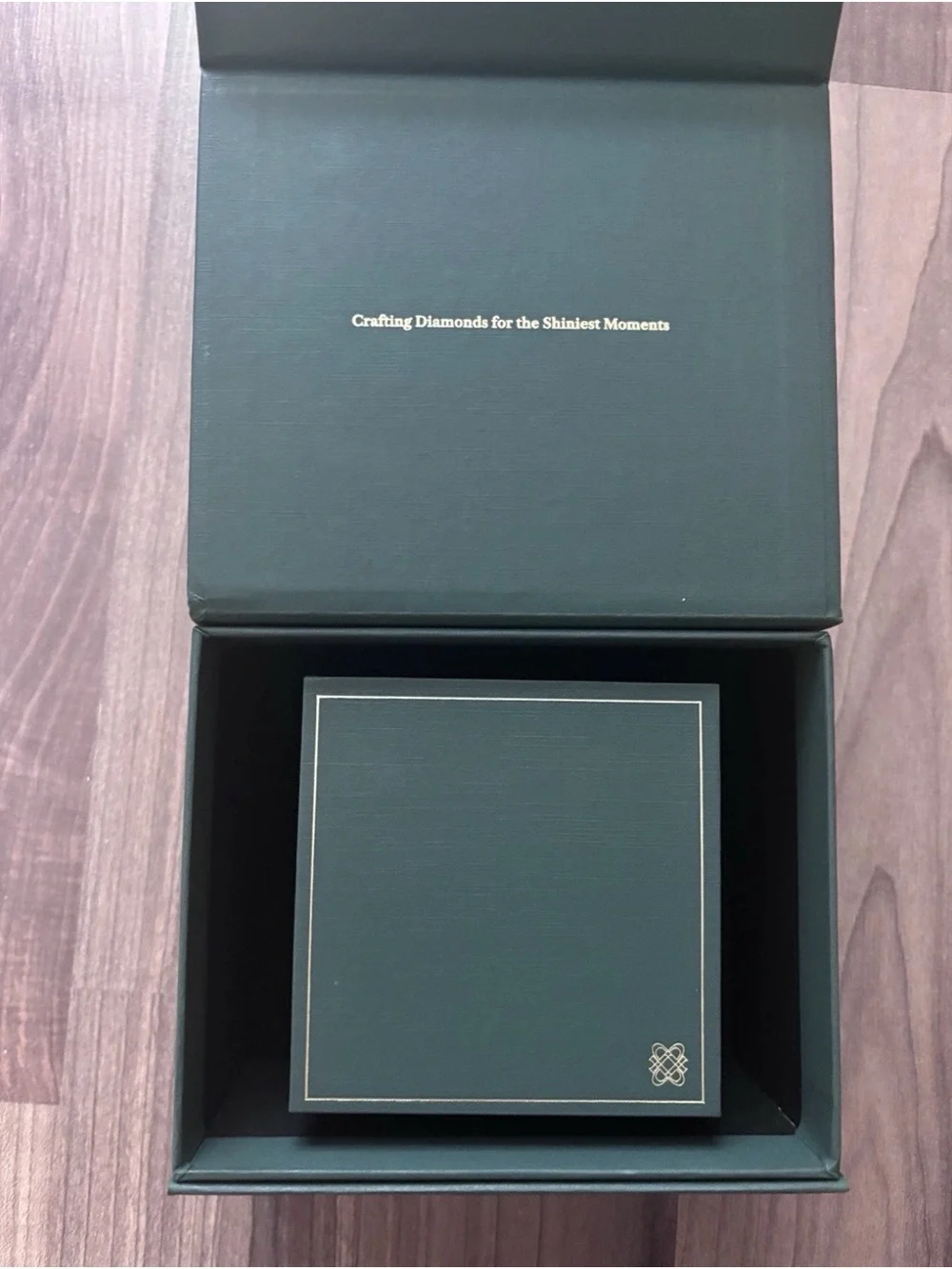 Empty Green Pascal Diamonds Watch Box - Includes 2 Boxes